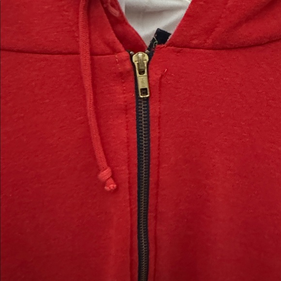 Aviator Nation bright red bolt hoodie full zip jacket large oversized ⚡️ - Picture 5 of 13